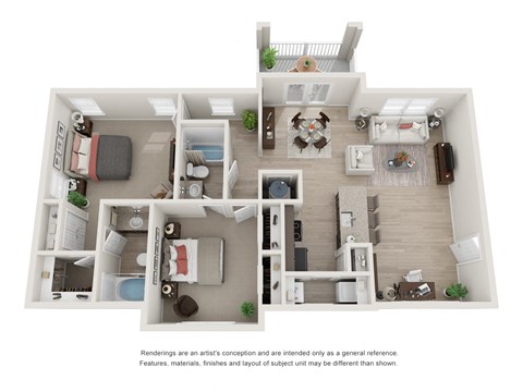 B5 two bedroom two bathroom